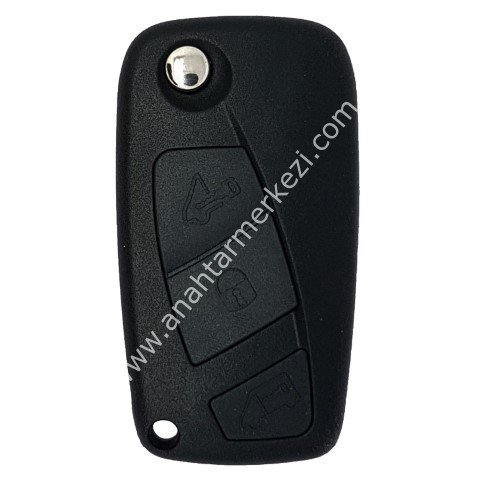 Citroen Nemo 3 Buton Sustalı Kumanda PCF7946 Yan Sanayi 433Mhz