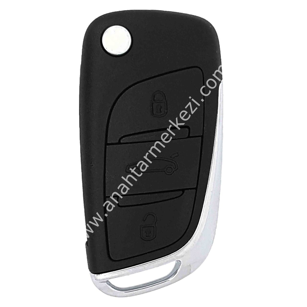 Citroen C4 Kumanda Far Açmalı 2007-2008 433Mhz