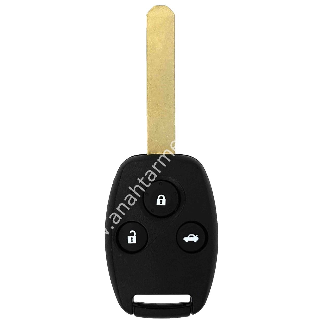 Honda Civic 3 Buton Kumanda  Yan Sanayi ID46 433Mhz