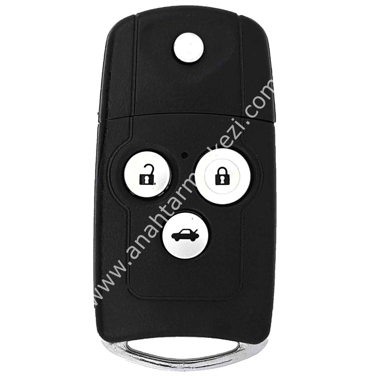 Honda Yeni 3 Buton Sustalı Kumanda Yan Sanayi ID46 433Mhz