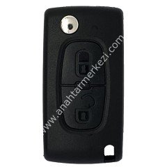 Peugeot 307 308 2 Buton Sustalı Kumanda Yan Sanayi Pcf7941 433Mhz