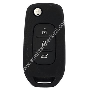 Renault Megane/Kadjar/Captur 3 Buton Sustalı Kumanda Hitag AES 433Mhz