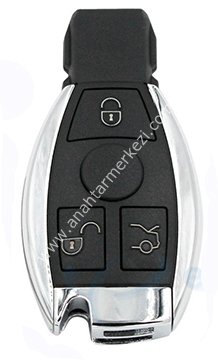 Mercedes Krom BGA 3 Butonlu Smart Kumanda Kabı