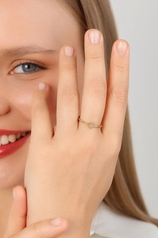 14 Ayar Altın Kuzey Yıldızı Yüzük