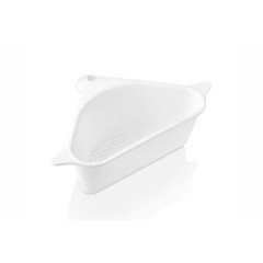 BUFFER® Vantuzlu Üçgen Sebze Meyve  Lavabo Raf Evye Süzgeç Sünger Tutucu Düzenleyici Mutfak Organizer