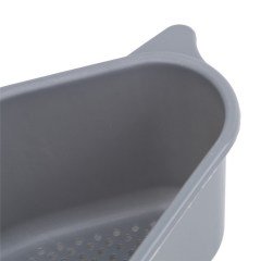 BUFFER® Vantuzlu Üçgen Sebze Meyve  Lavabo Raf Evye Süzgeç Sünger Tutucu Düzenleyici Mutfak Organizer