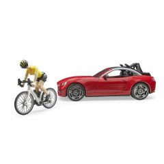 BR03485 Roadster Araba Bisiklet ve Sürücüsü