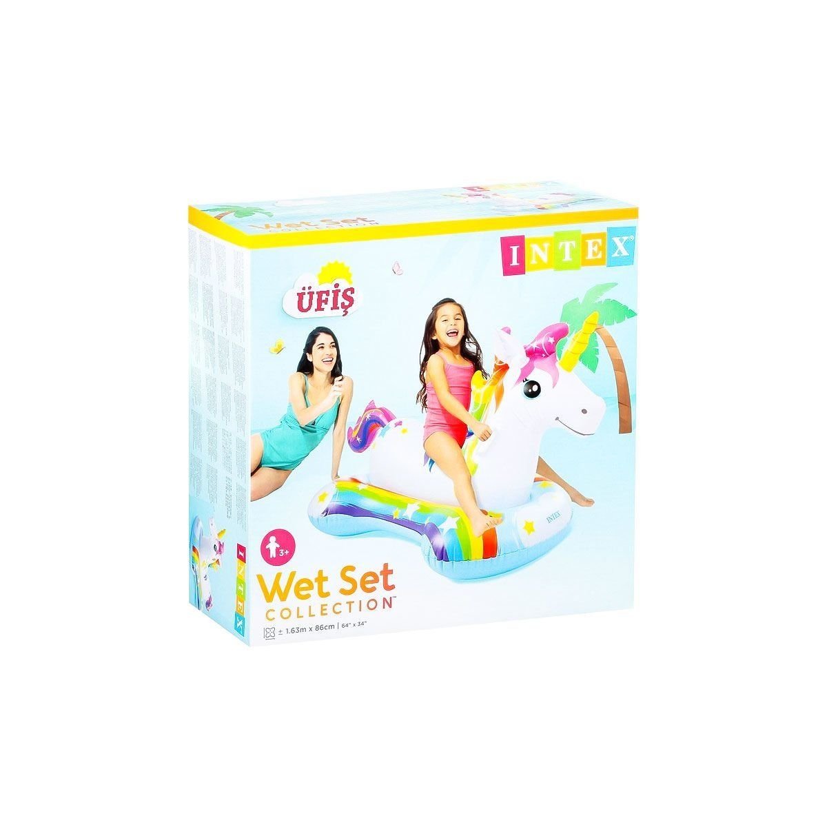 IBN57552 Sihirli Unicorn Binici 163X86 cm - Vardem Oyuncak