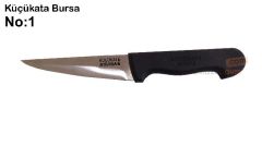 Küçükata Bursa No:1 Kemiksiz Bıçak Kemik Sıyırma Bıçağı (Çelik Boy 13,5 cm)(Kopya)