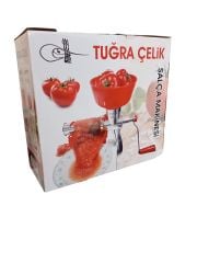 Tuğra Çelik Salça Geçirme Makinası Kollu (Domates Biber Salçası Çekme Makinesi)
