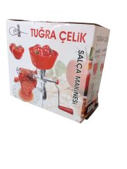 Tuğra Çelik Salça Geçirme Makinası Kollu (Domates Biber Salçası Çekme Makinesi)