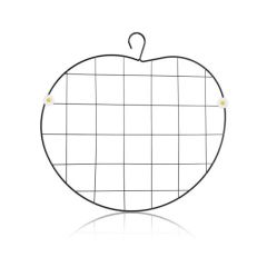 BUFFER® Fotoğraf ve Notlar İçin Metal Elma Model Led Işıklı Ferforje Pano
