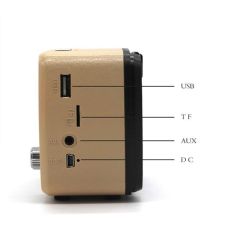BUFFER® Bluetoothlu Vintage Tasarımlı Nosataljik Radyo