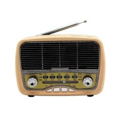 BUFFER® Bluetoothlu Vintage Tasarımlı Nosataljik Radyo