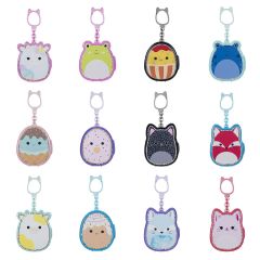 SQ AL0075 Squish-a-longs 3 Figür + Yüzük Çantalı Sürpriz Paket 24lü Display