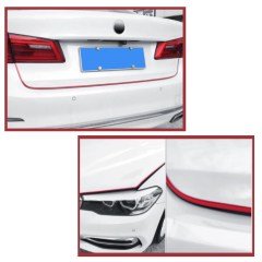 BUFFER® Silikonlu Araç Kapı Koruma Fitili Kapı Çarpma Çizik Önleyici Fitil 5 Metre 3M Bant