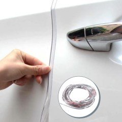 BUFFER® Silikonlu Araç Kapı Koruma Fitili Kapı Çarpma Çizik Önleyici Fitil 5 Metre 3M Bant