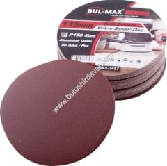 Bulmax 115 Mm 180 Kum Zımpara Bmx-2458 (100 Adet Gönderilir)