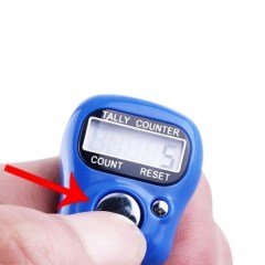 BUFFER® Dijital Elektronik Zikir Sayar Zikirmatik Yüzük Tesbih Sayaç