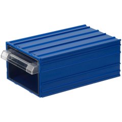 Mano Plastik Çekmeceli Mavi Kutu MK-40  124 mm x 196 mm x 80 mm (32'li Paket Halinde Satılır)