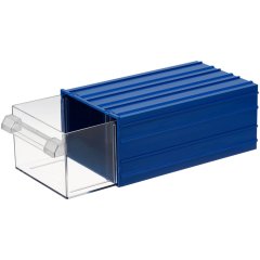 Mano Plastik Çekmeceli Mavi Kutu MK-45   175 mm x 230 mm x 110 mm  (24'lü Paket Halinde Satılır)