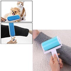 BUFFER® Yıkanabilir Tüy Toplama Rulosu Ve Kendinden Temizlemeli Kedi Köpek Toz Temizleyici Tarak Fırça Seti