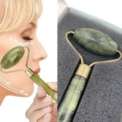 BUFFER® Forever USB’li Titreşimli Masaj Etkili Yüz Temizleme Bakım Cihazı Ve Yeşim Taşı Seti