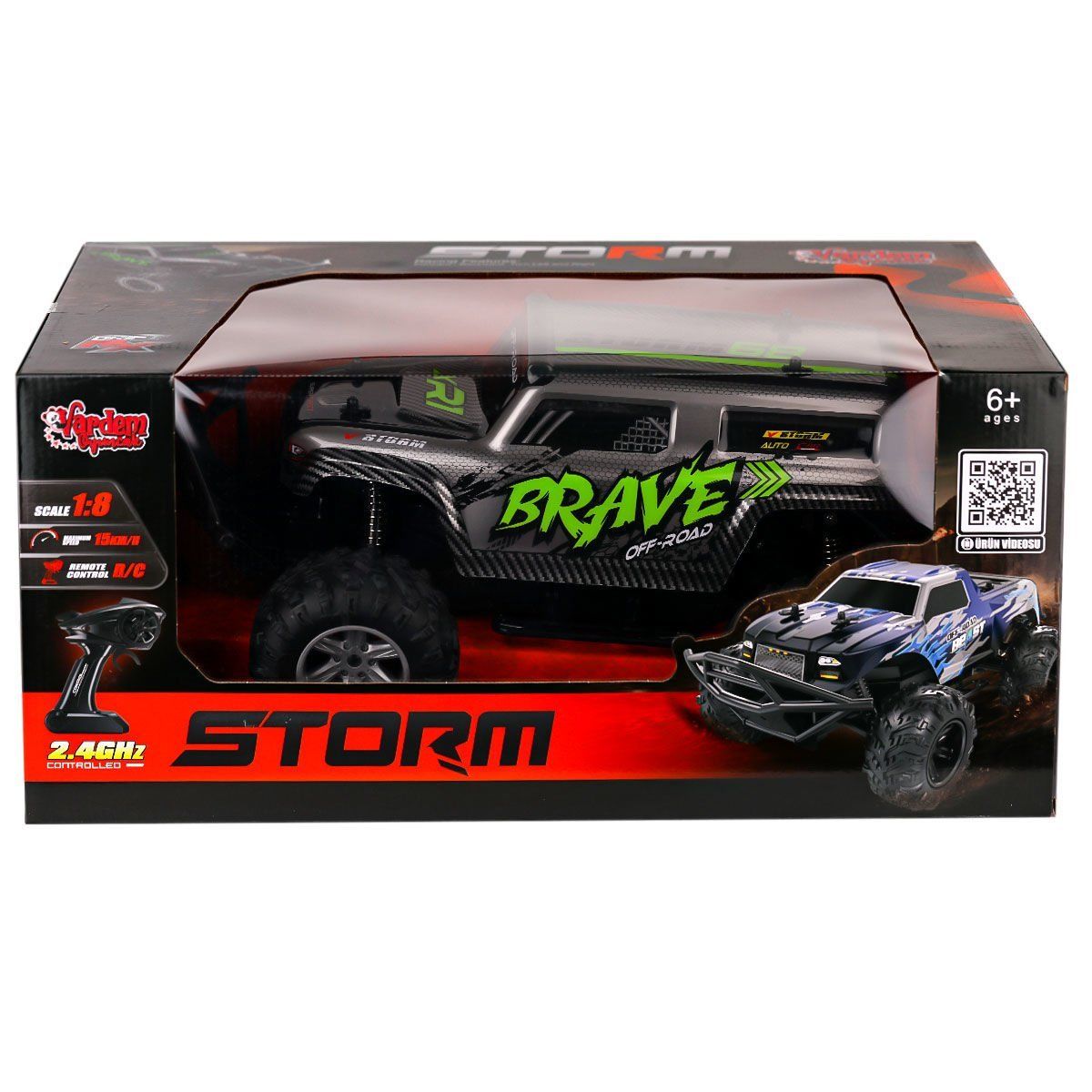 SYR-666-838 Kumandalı Şarjlı Storm Jeep 1:18 -Vardem Oyuncak