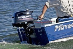 Mercury 6 HP Dört Zamanlı Kısa Şaft Manuel Deniz Motoru