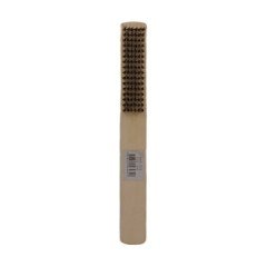 BUFFER® Metal Telli Fırça Ahşap Saplı Pas Kir Sökme Temizleme Fırçası