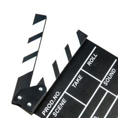 BUFFER® Dekoratif Retro Tasarım Yazı Yazılabilir Klasik Sinema Klaketi