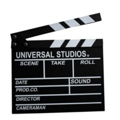 BUFFER® Dekoratif Retro Tasarım Yazı Yazılabilir Klasik Sinema Klaketi