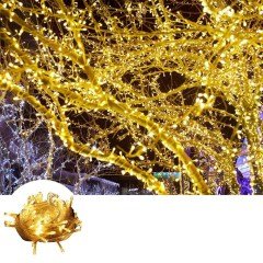 BUFFER® 100 Ledl Pilli Led Işık Dekoratif Led Işık Zinciri Gün Işığı Led