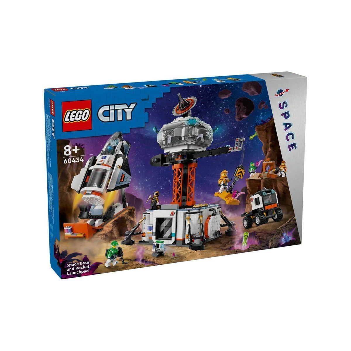 60434 Lego City Uzay Üssü ve Roket Fırlatma Rampası 1422 parça +8 yaş