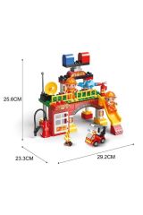 FL42003 MONTE EDİLEBİLİR YAPI SETİ 55 PARÇA -ZRV