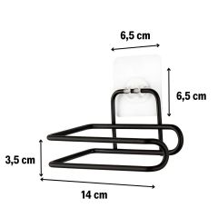 BUFFER® Kendiliğinden Yapışkanlı Krom Paslanmaz Metal Tuvalet Kağıtlığı Aparatı