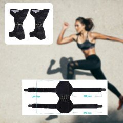 BUFFER® Yaylı Diz Kuvvetlendirici Dizlik Egzersiz Aleti Medikal Bacak Destekli Spor Aleti