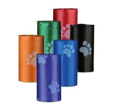 BUFFER® 4lü Evcil Hayvanlar Için Pati Desenli Kedi Köpek Kaka Poşeti Torbası