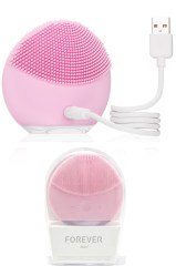 BUFFER® Forever USB li Titreşimli Masaj Etkili Silikon El Yüz Vücut Temizleme ve Bakım Cihazı