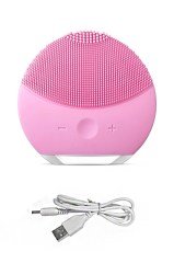 BUFFER® Forever USB li Titreşimli Masaj Etkili Silikon El Yüz Vücut Temizleme ve Bakım Cihazı