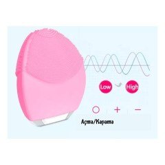 BUFFER® Forever USB li Titreşimli Masaj Etkili Silikon El Yüz Vücut Temizleme ve Bakım Cihazı