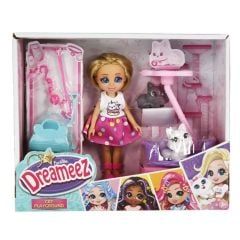 S01081125 DREAMEEZ MİNİ BEBEK VE KEDİ SETİ -SUN