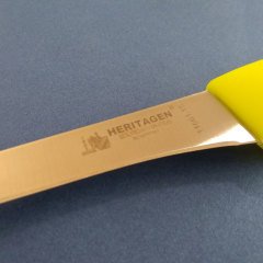 Heritagen Düz Sıyırma Bıçağı 15 cm Kemiksiz Bıçak (Turuncu)