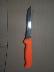 Heritagen Düz Sıyırma Bıçağı 15 cm Kemiksiz Bıçak (Turuncu)