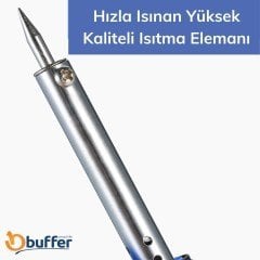 BUFFER® Profesyonel 40-80w Kaliteli Havya Lehim Teli Birleştirme Aleti  Lehimleme Tabancası