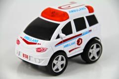 Vardem Oyuncak Araba A12 Sürtmeli Kırılmaz Ambulans