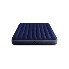 IKY64765 Intex Queen Dura-Beam Klasik Yatak, Yastık, Pompa Set 152x203x25 cm