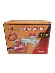 Ev Tipi Kollu 12 Numara Kıyma Makinesi Döküm İçli Köfte Sucuk Yapar