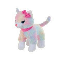 62555 30 cm Pembe Tokalı Kedi