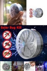 BUFFER® Güneş Enerjili Solar Vantuzlu Sinek Kıran Sivrisinek Kovucu Cihaz